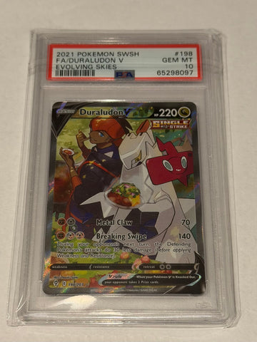 PSA 10 Duraludon V #198 SWSH